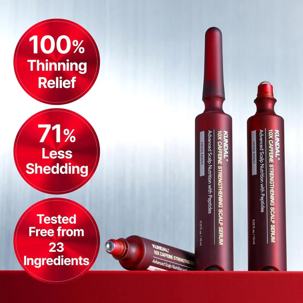 KUNDAL - 10X CAFFEINE STRENGTHENING SCALP SERUM 10ML