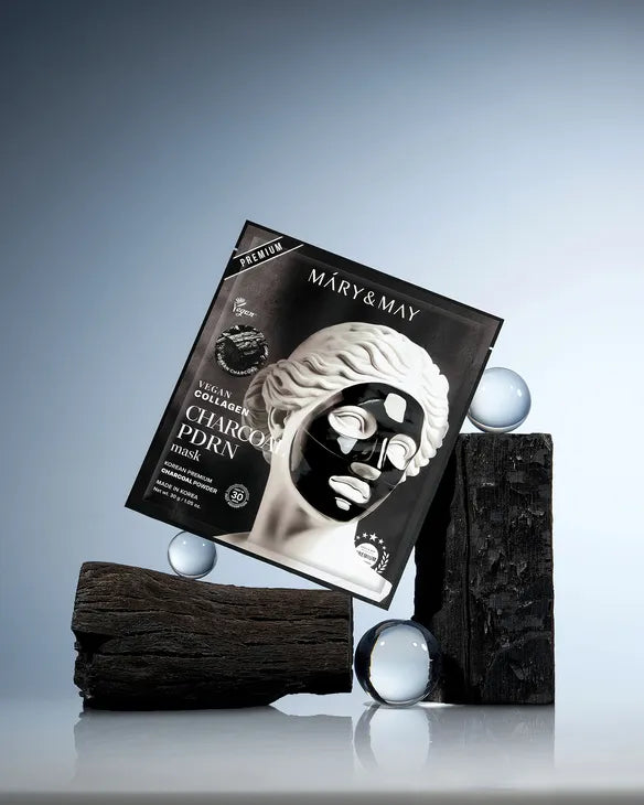 Mary&May - Vegan Collagen Charcoal PDRN Mask