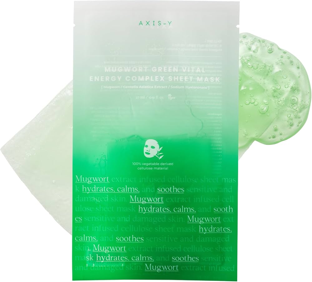 AXIS-Y Green Vital Energy Complex Mask Regenerating Fabric Face Mask