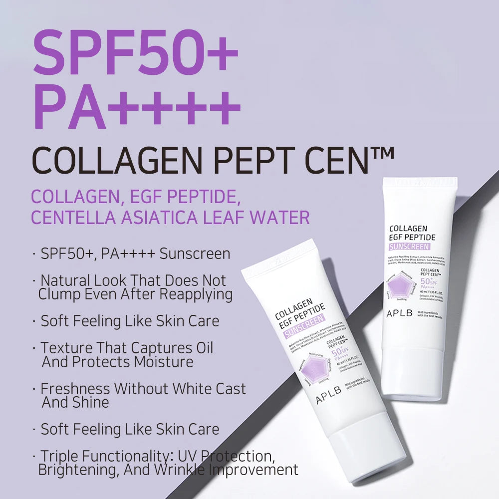 APLB - Collagen EGF Peptide Sunscreen SPF50+ PA++++