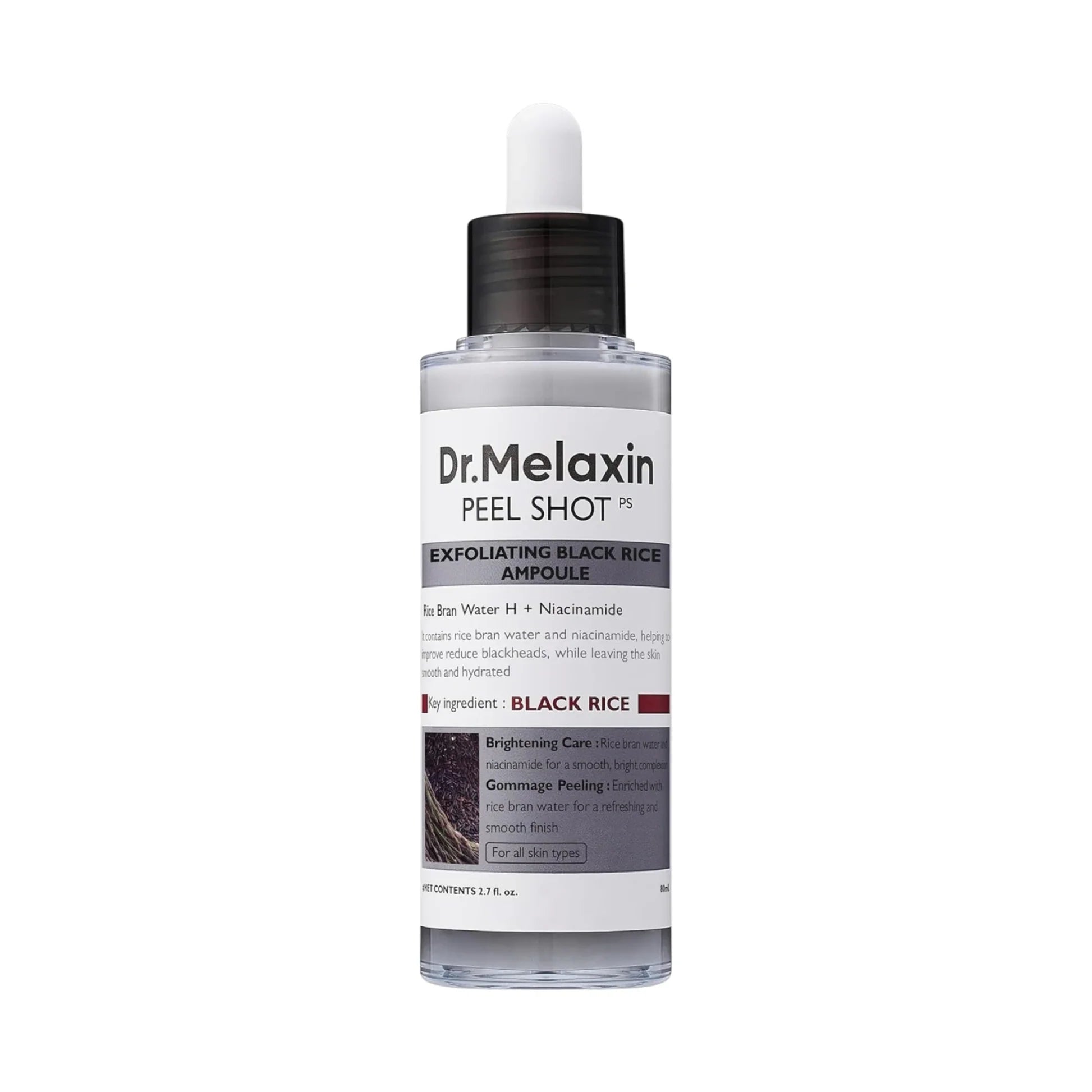 DR. MELAXIN - Peel Shot Exfoliating Black Rice Ampoule