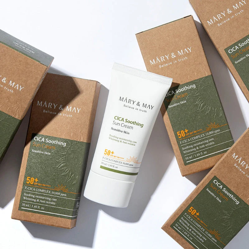 Mary&May CICA Soothing Sun Cream SPF50+ PA++++