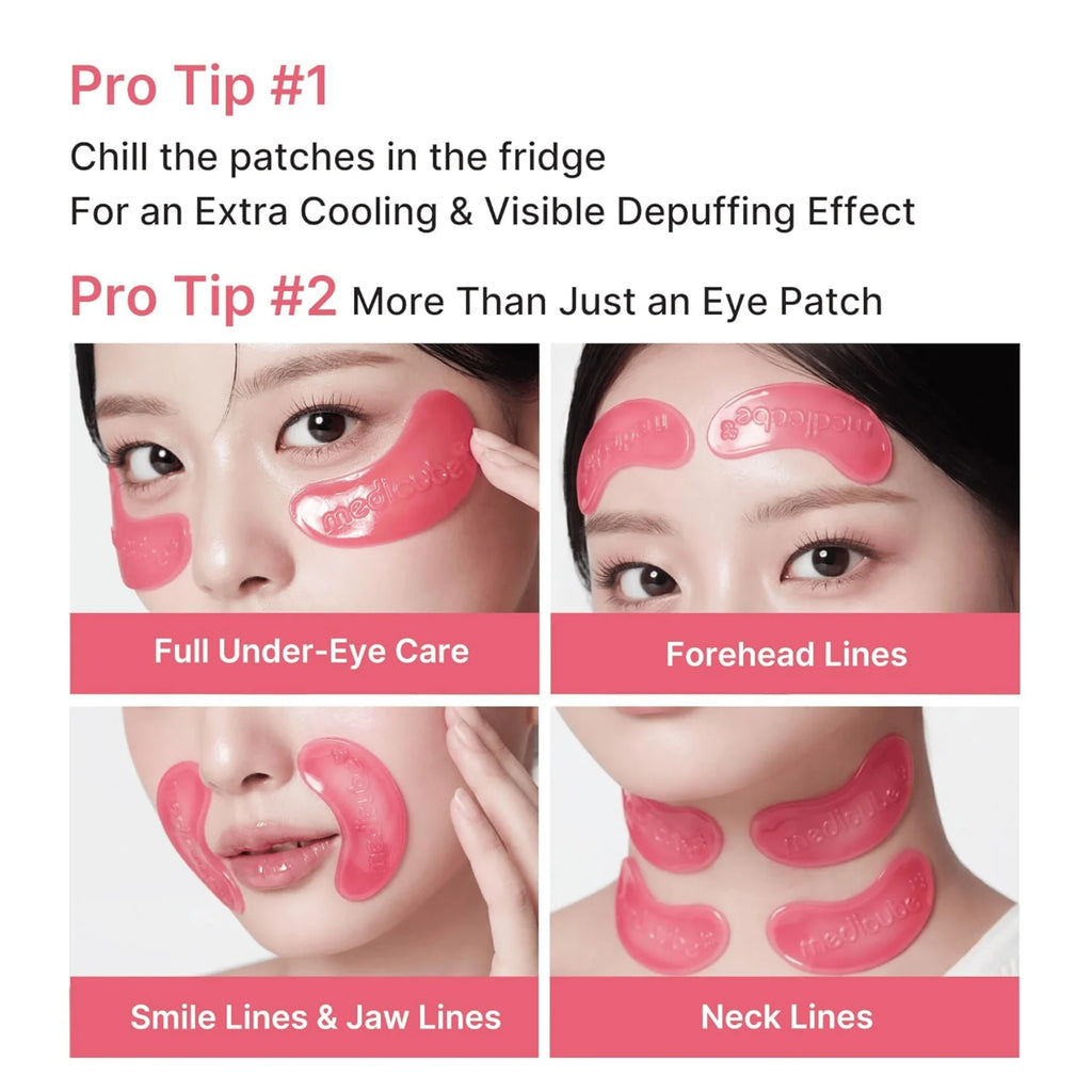 medicube - PDRN PINK COLLAGEN JELLY EYE MASK