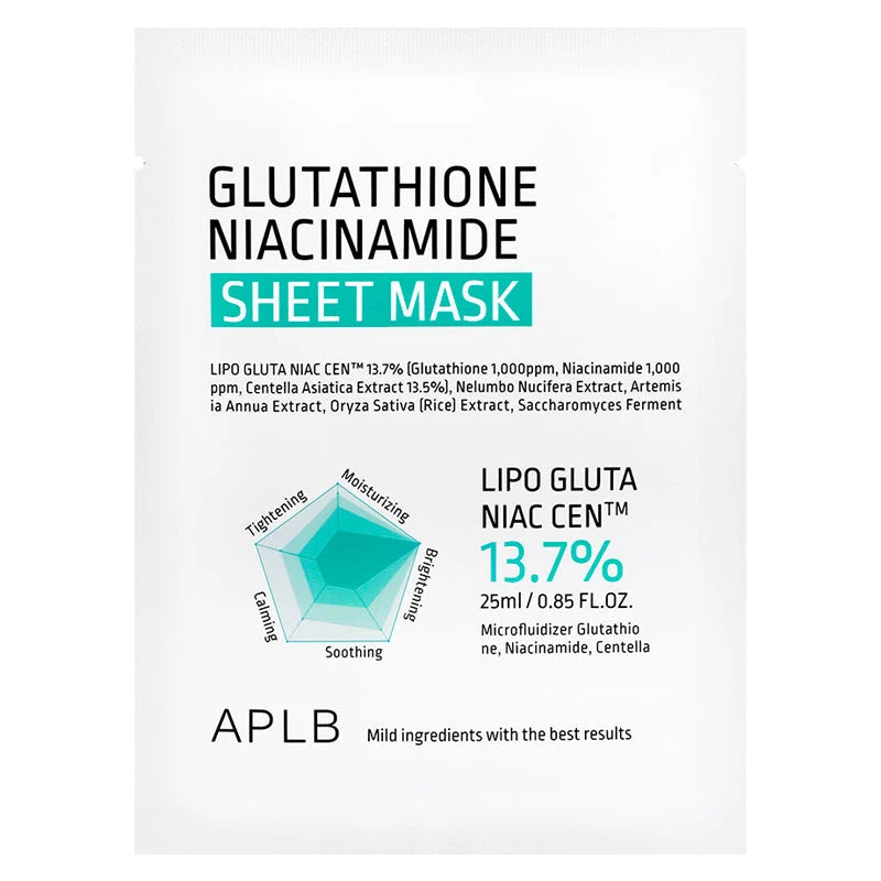 APLB - Glutathione Niacinamide Sheet Mask
