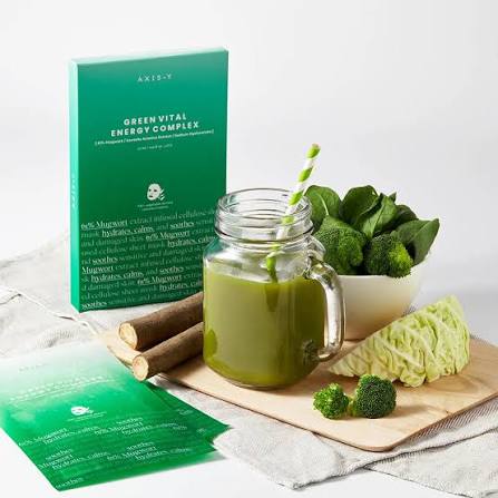 AXIS-Y Green Vital Energy Complex Mask Regenerating Fabric Face Mask